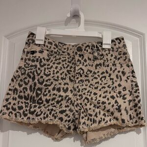 Leopard Print Women's Shorts